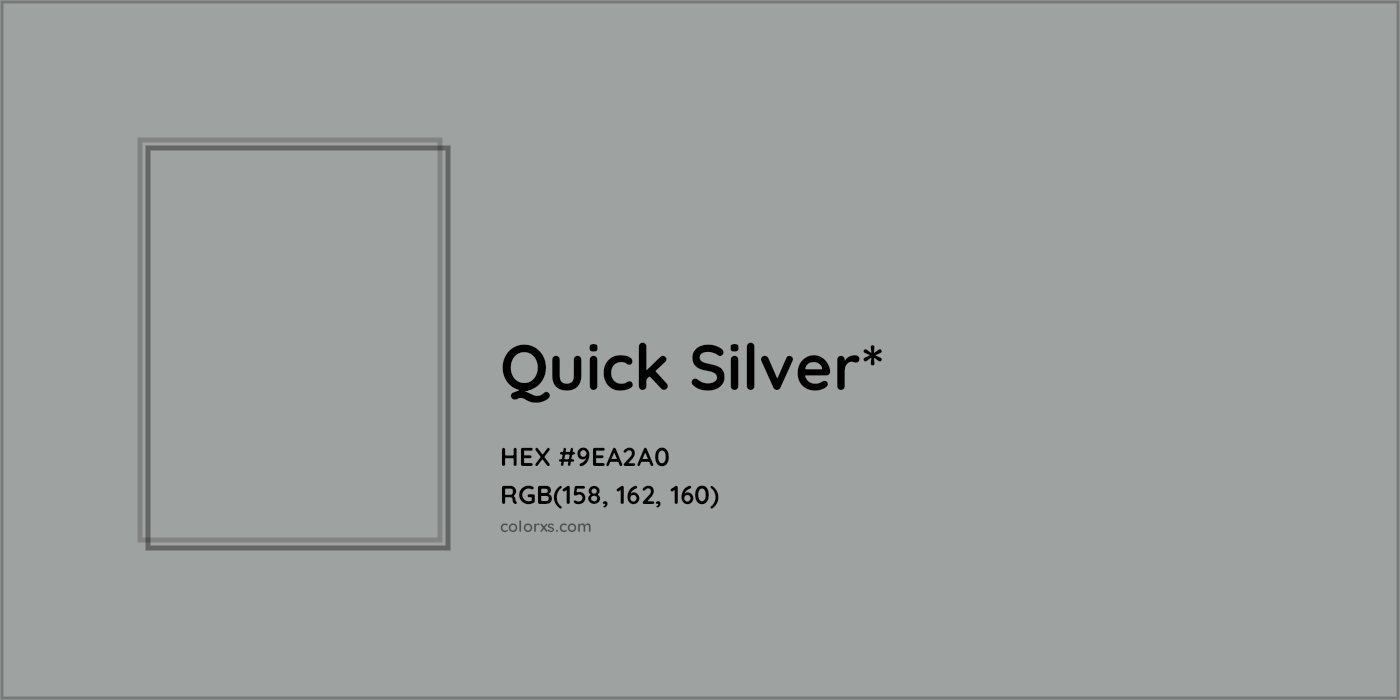 HEX #9EA2A0 Color Name, Color Code, Palettes, Similar Paints, Images
