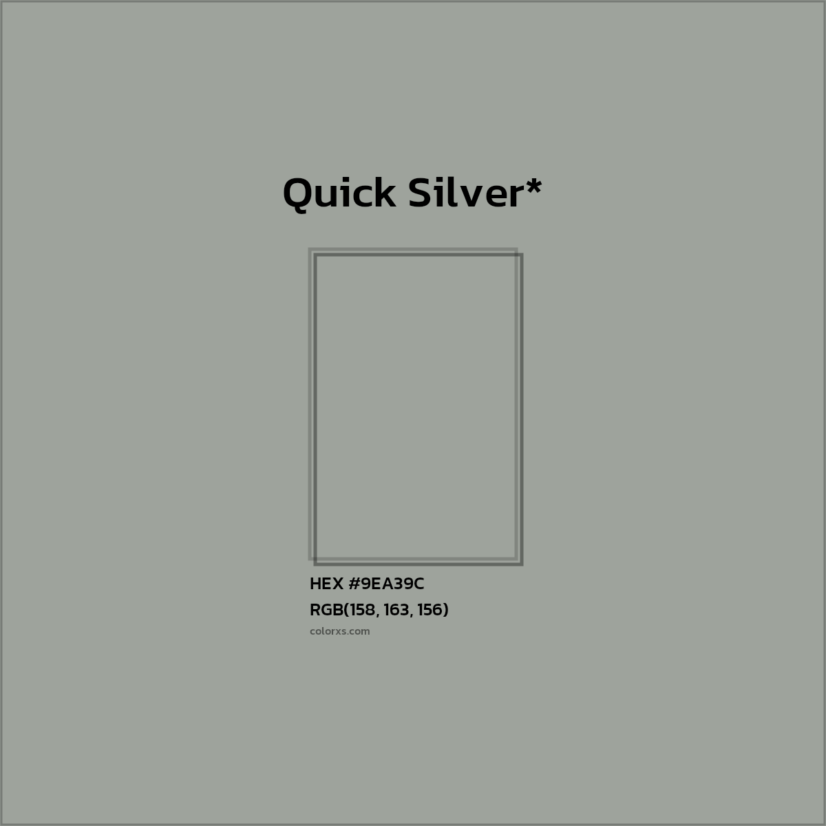 HEX #9EA39C Color Name, Color Code, Palettes, Similar Paints, Images