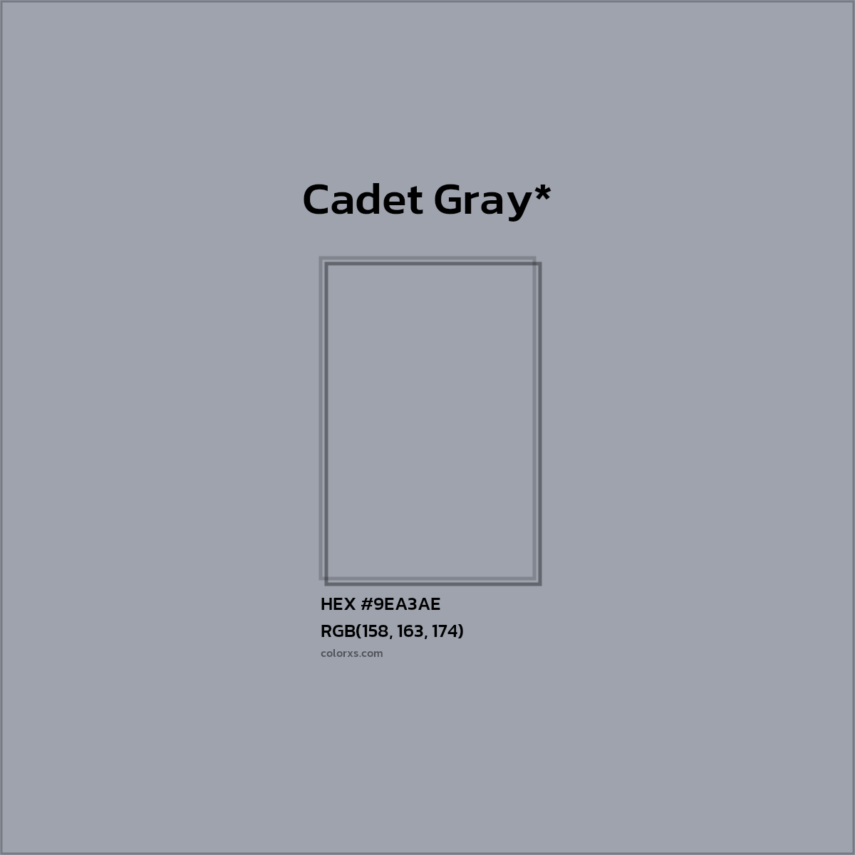 HEX #9EA3AE Color Name, Color Code, Palettes, Similar Paints, Images