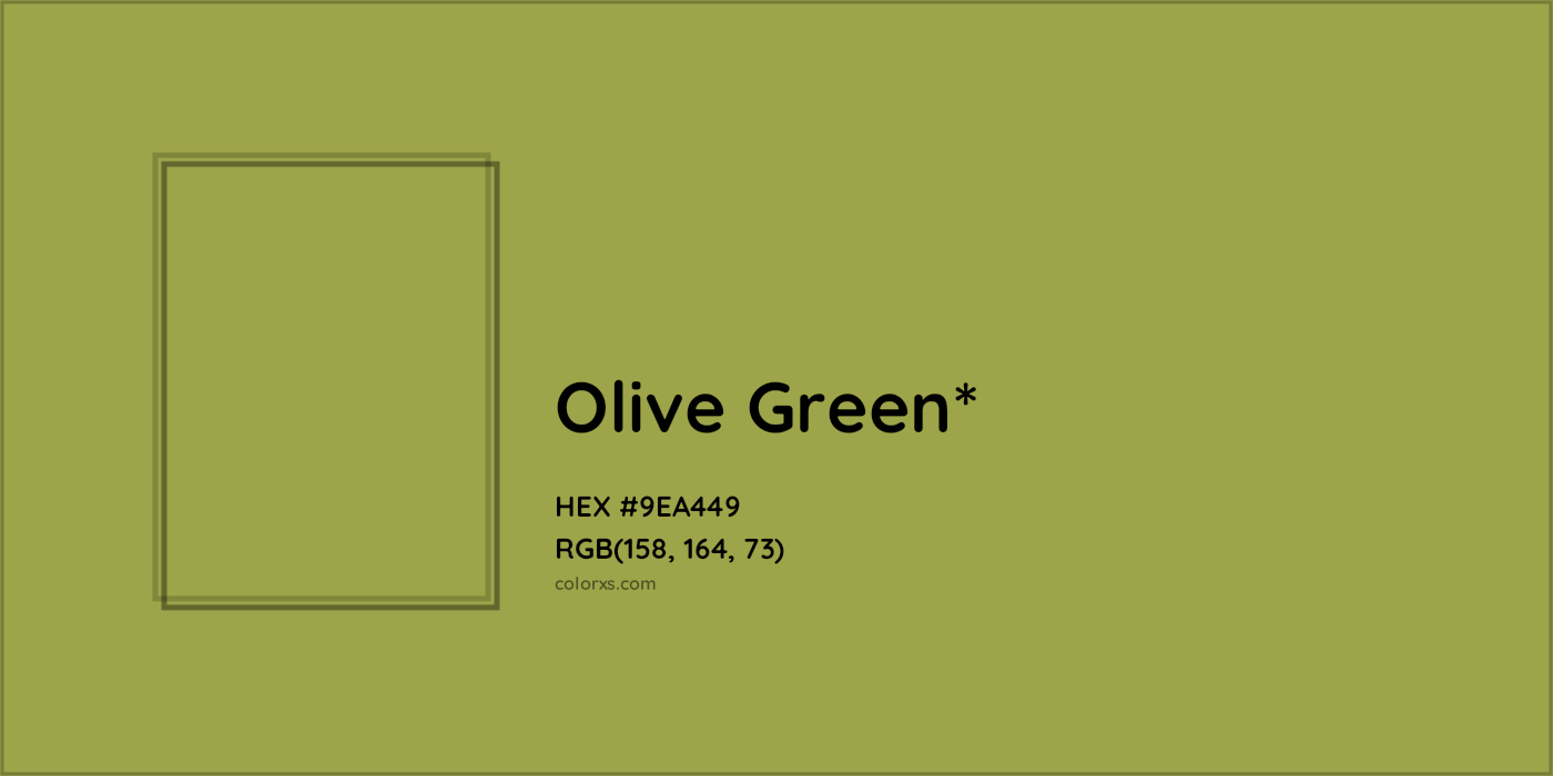 HEX #9EA449 Color Name, Color Code, Palettes, Similar Paints, Images