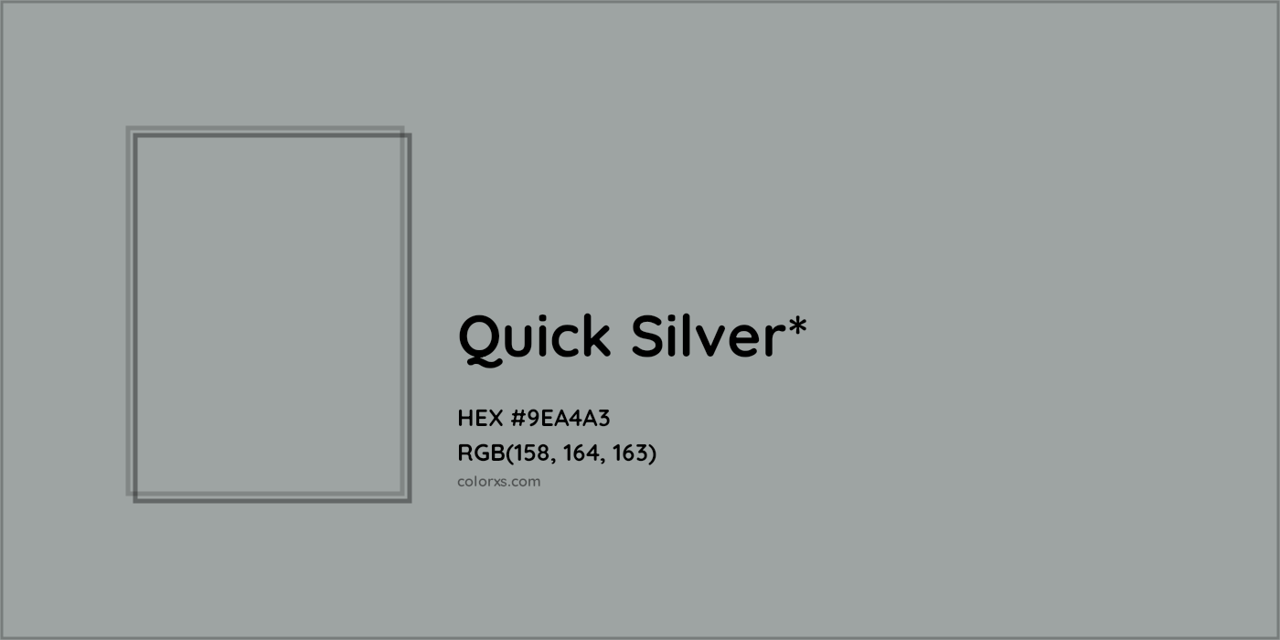 HEX #9EA4A3 Color Name, Color Code, Palettes, Similar Paints, Images