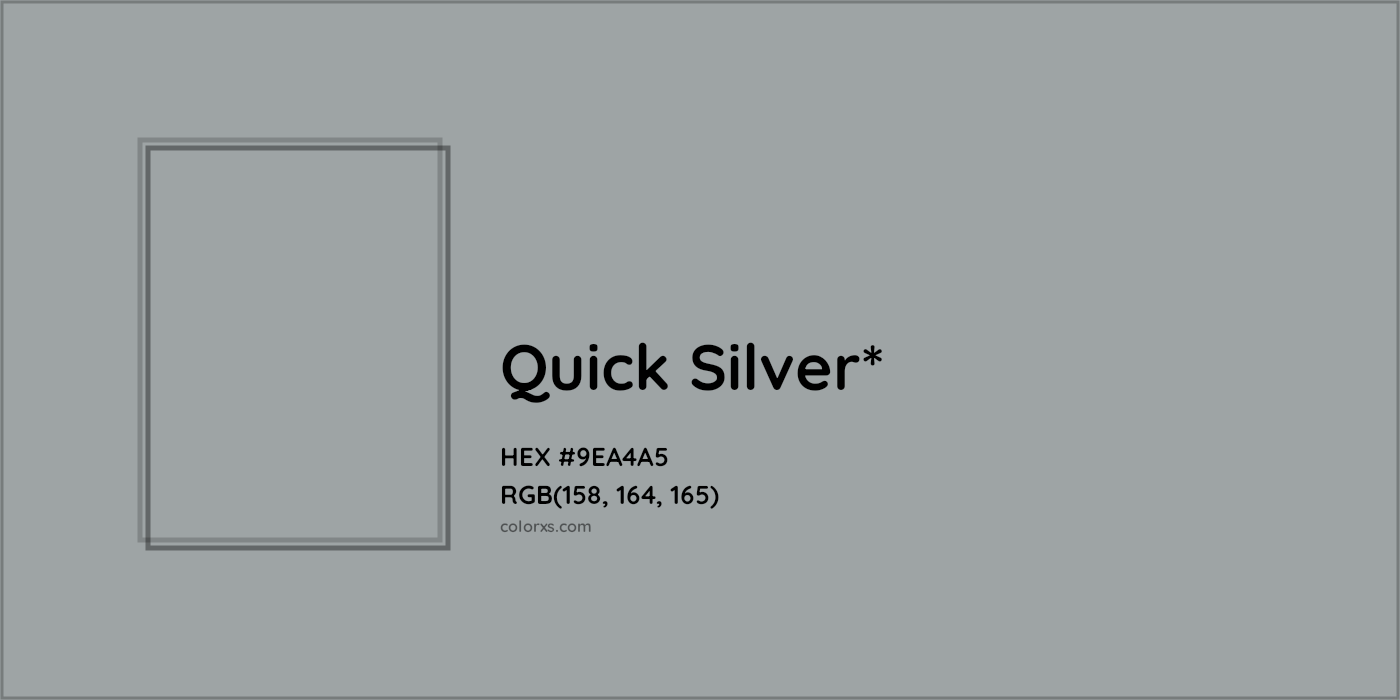 HEX #9EA4A5 Color Name, Color Code, Palettes, Similar Paints, Images