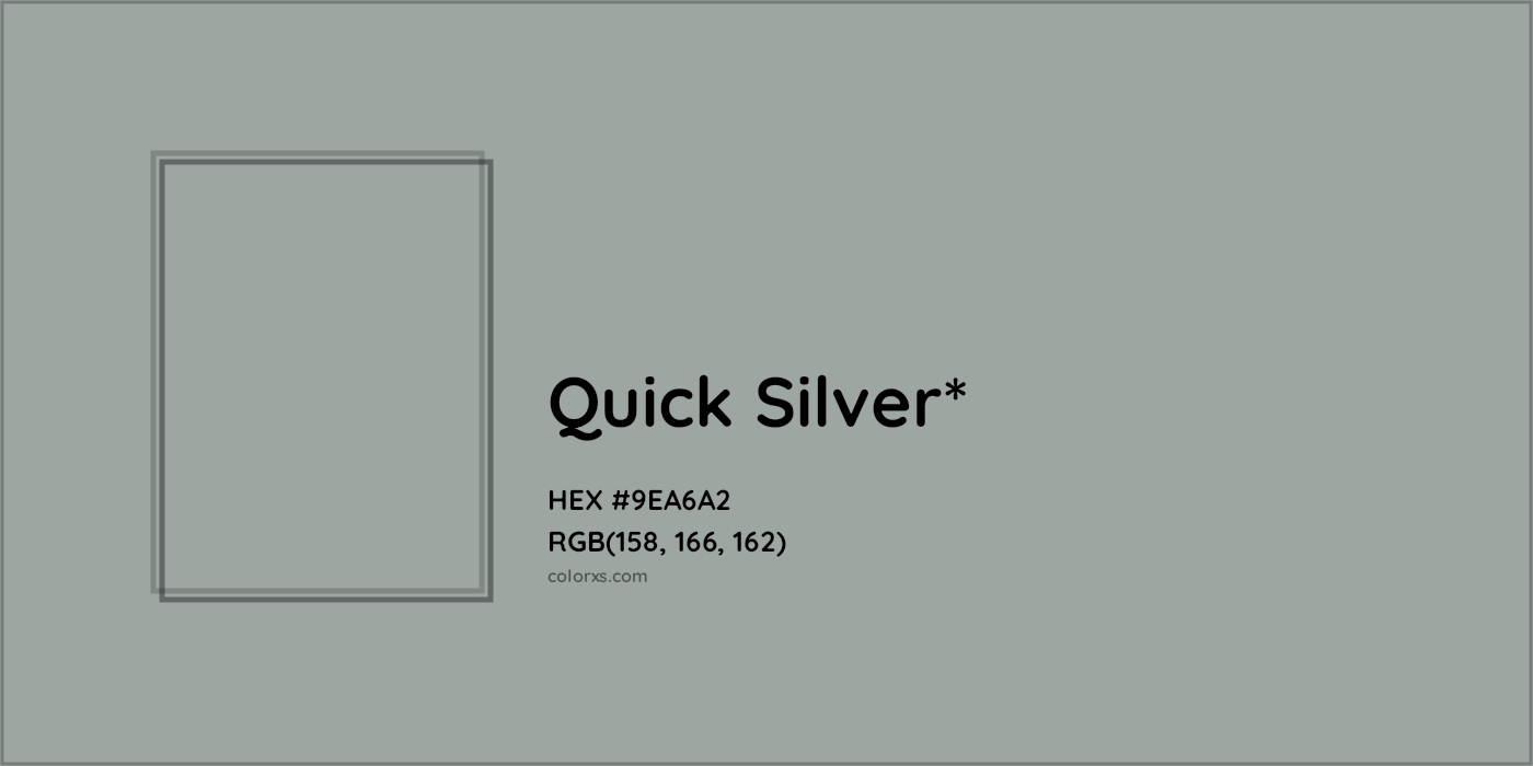 HEX #9EA6A2 Color Name, Color Code, Palettes, Similar Paints, Images