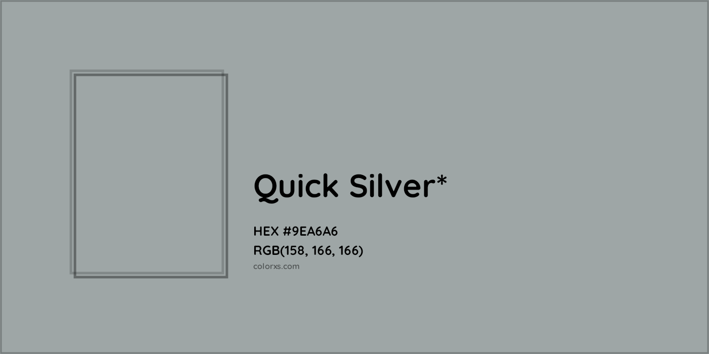 HEX #9EA6A6 Color Name, Color Code, Palettes, Similar Paints, Images