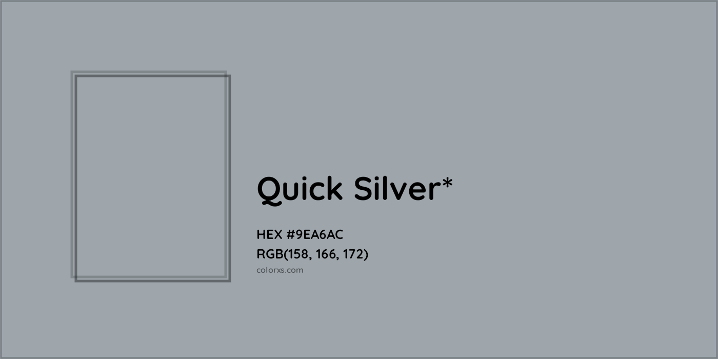 HEX #9EA6AC Color Name, Color Code, Palettes, Similar Paints, Images