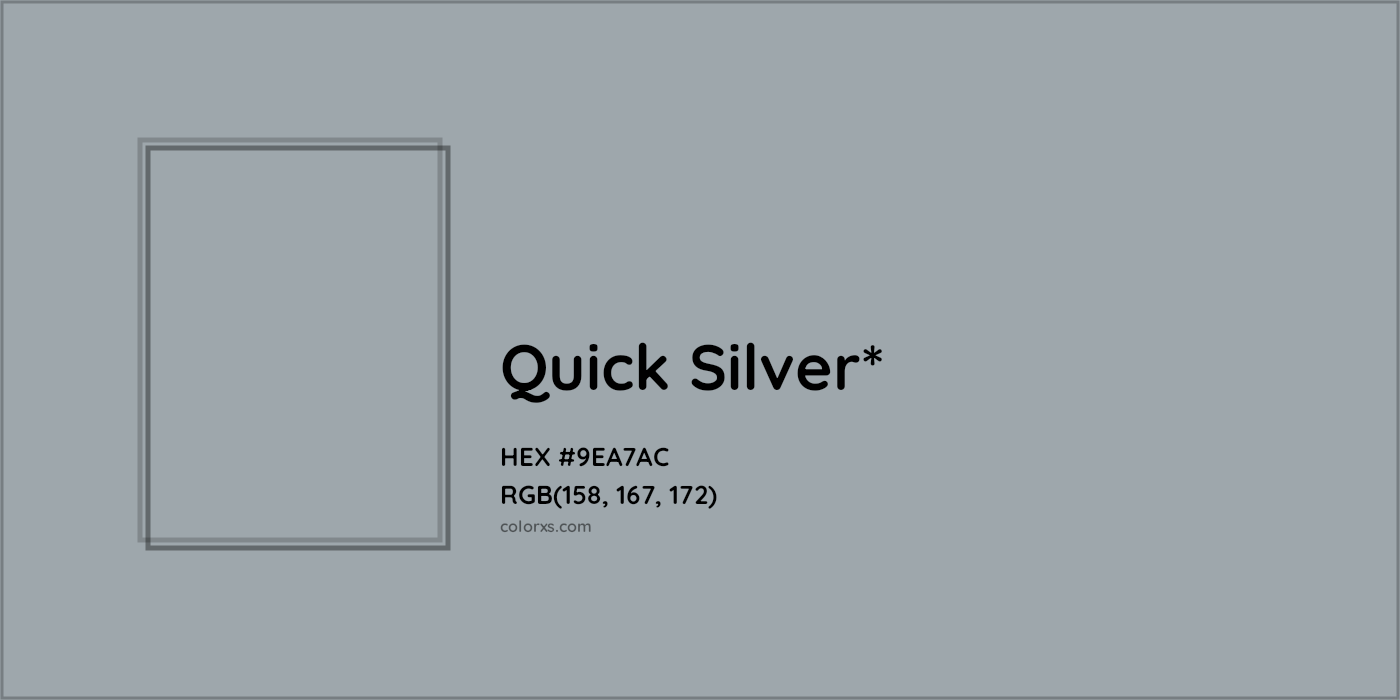 HEX #9EA7AC Color Name, Color Code, Palettes, Similar Paints, Images