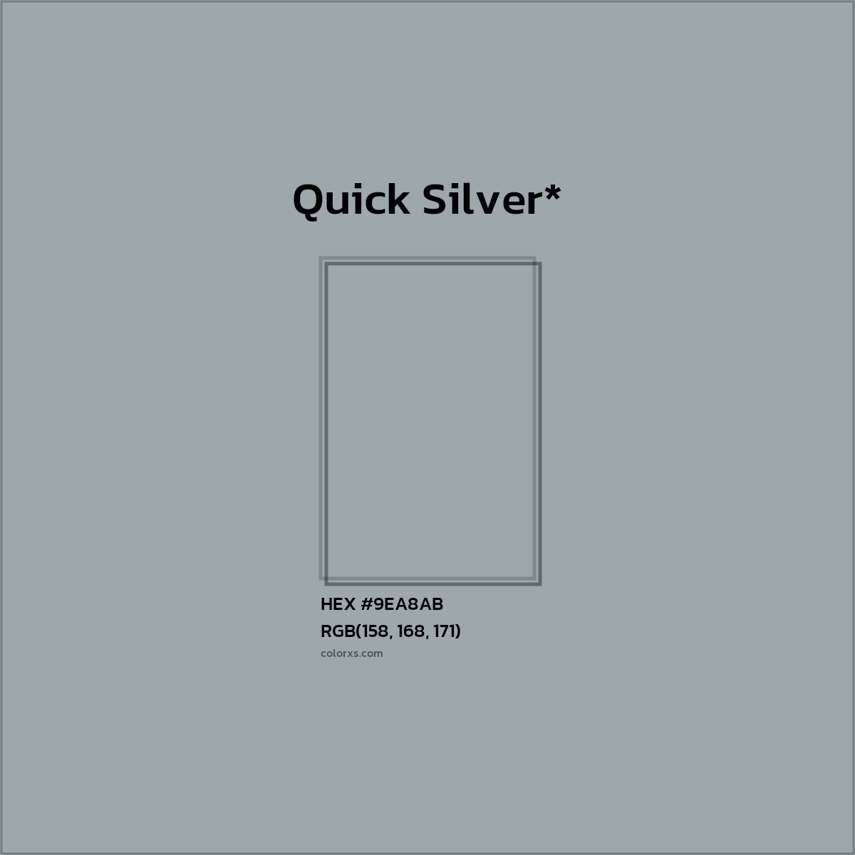 HEX #9EA8AB Color Name, Color Code, Palettes, Similar Paints, Images
