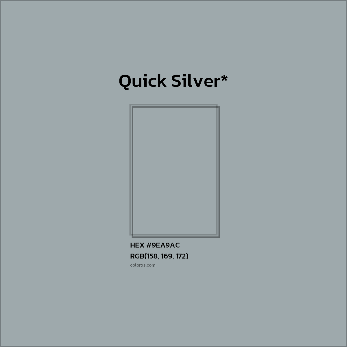 HEX #9EA9AC Color Name, Color Code, Palettes, Similar Paints, Images