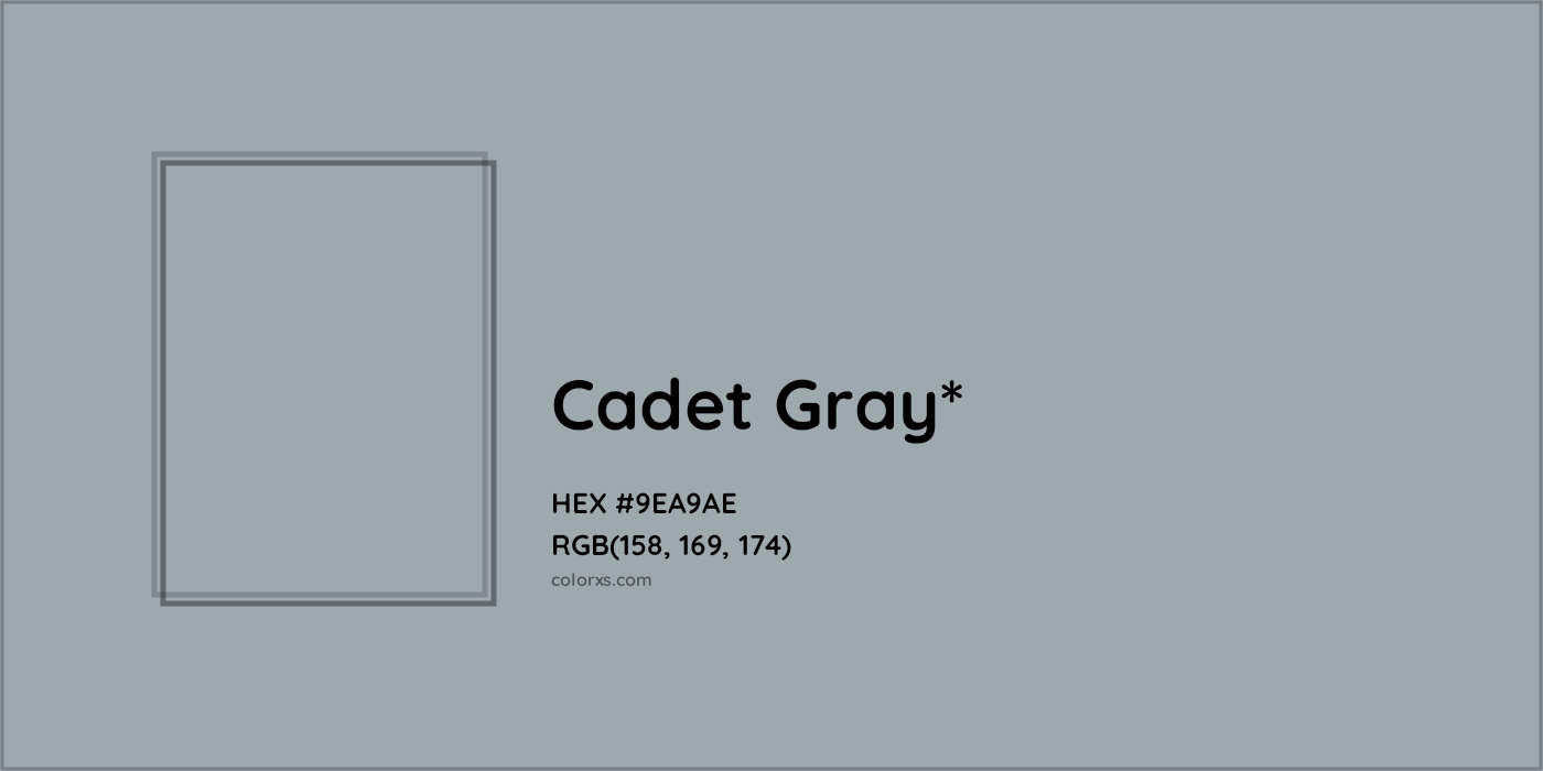 HEX #9EA9AE Color Name, Color Code, Palettes, Similar Paints, Images