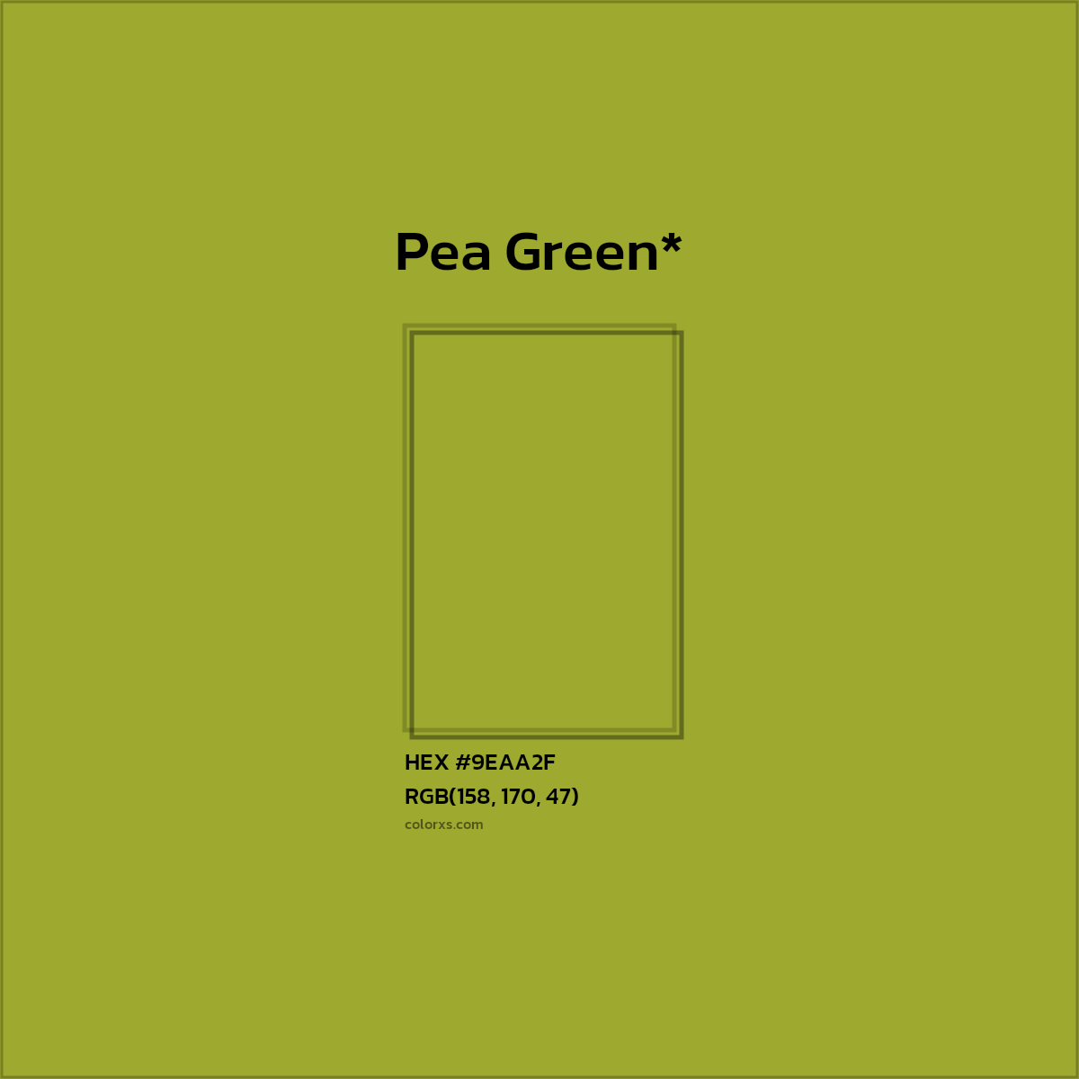 HEX #9EAA2F Color Name, Color Code, Palettes, Similar Paints, Images