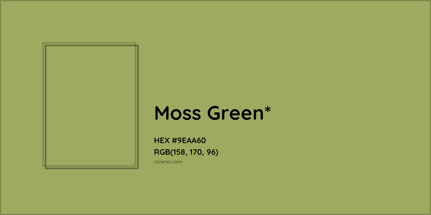 HEX #9EAA60 Color Name, Color Code, Palettes, Similar Paints, Images