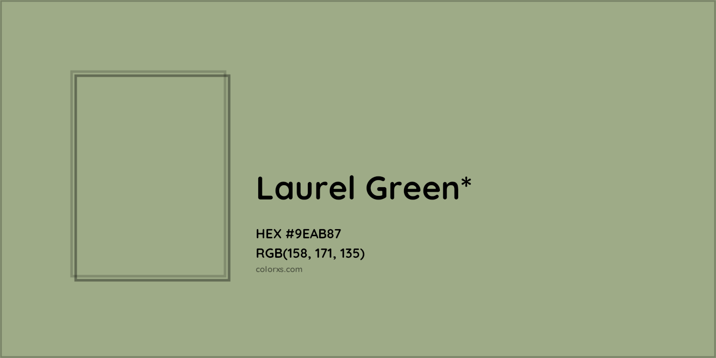 HEX #9EAB87 Color Name, Color Code, Palettes, Similar Paints, Images
