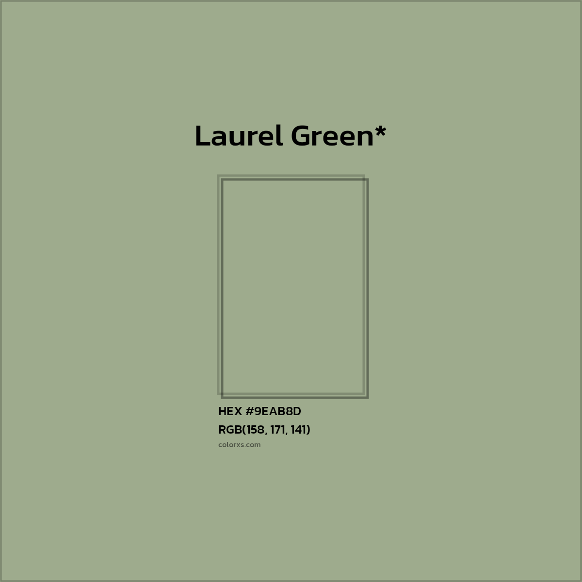 HEX #9EAB8D Color Name, Color Code, Palettes, Similar Paints, Images