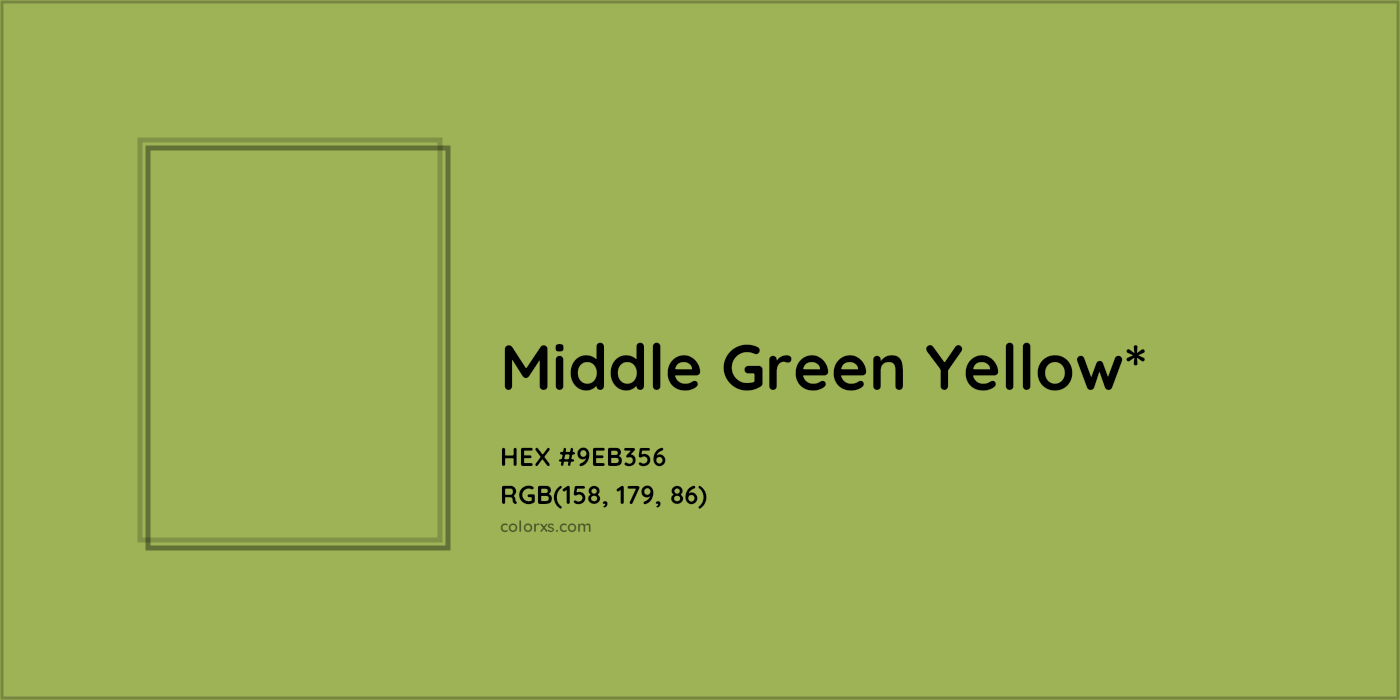 HEX #9EB356 Color Name, Color Code, Palettes, Similar Paints, Images