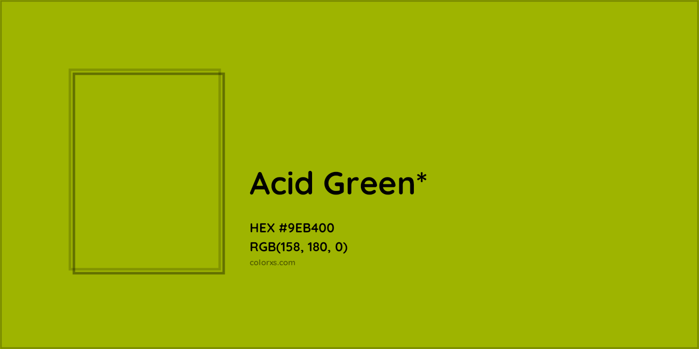 HEX #9EB400 Color Name, Color Code, Palettes, Similar Paints, Images