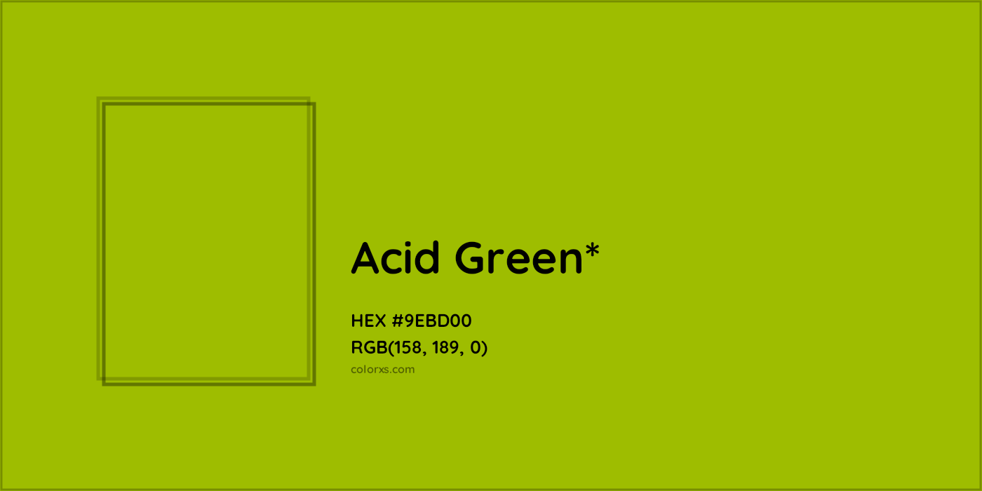 HEX #9EBD00 Color Name, Color Code, Palettes, Similar Paints, Images
