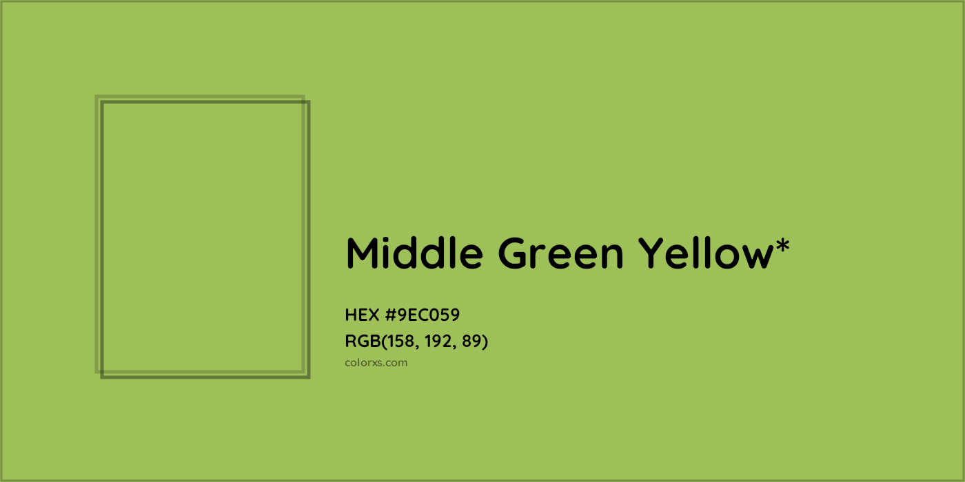 HEX #9EC059 Color Name, Color Code, Palettes, Similar Paints, Images