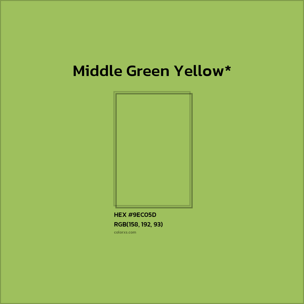 HEX #9EC05D Color Name, Color Code, Palettes, Similar Paints, Images