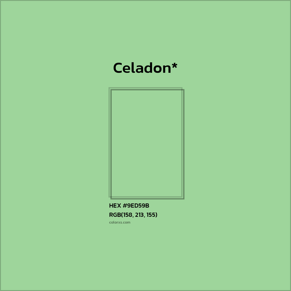 HEX #9ED59B Color Name, Color Code, Palettes, Similar Paints, Images