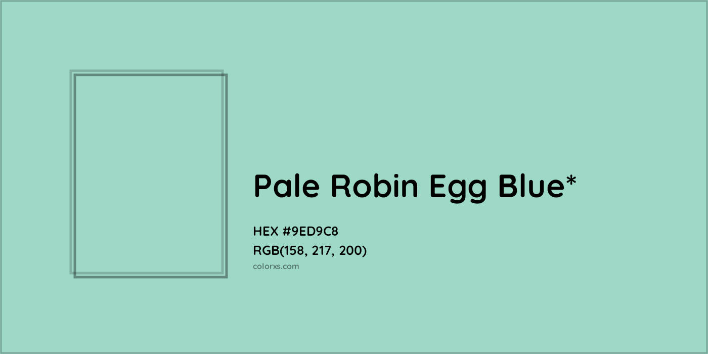 HEX #9ED9C8 Color Name, Color Code, Palettes, Similar Paints, Images