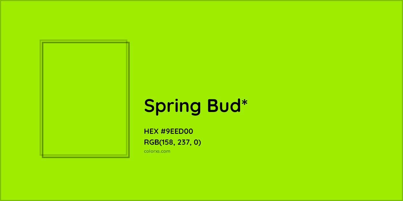 HEX #9EED00 Color Name, Color Code, Palettes, Similar Paints, Images