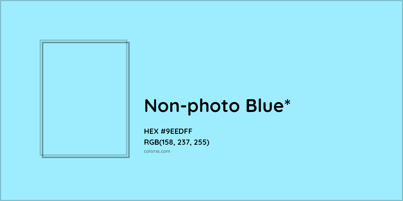HEX #9EEDFF Color Name, Color Code, Palettes, Similar Paints, Images