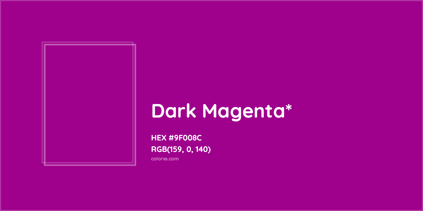 HEX #9F008C Color Name, Color Code, Palettes, Similar Paints, Images