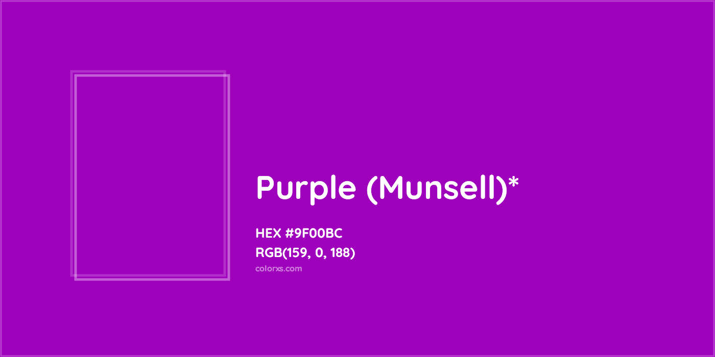 HEX #9F00BC Color Name, Color Code, Palettes, Similar Paints, Images