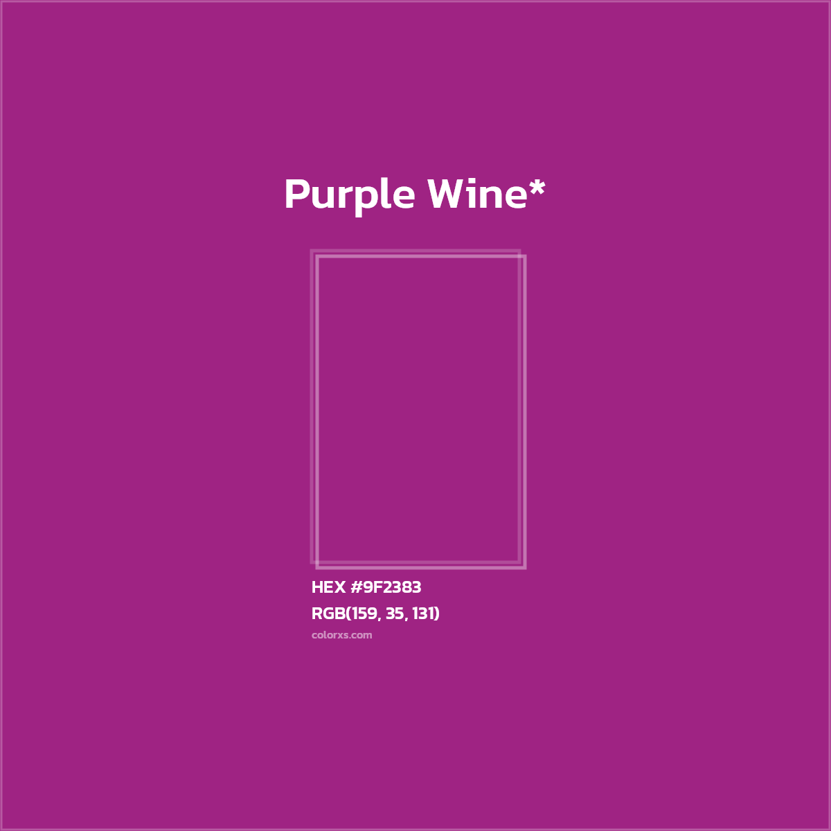 HEX #9F2383 Color Name, Color Code, Palettes, Similar Paints, Images