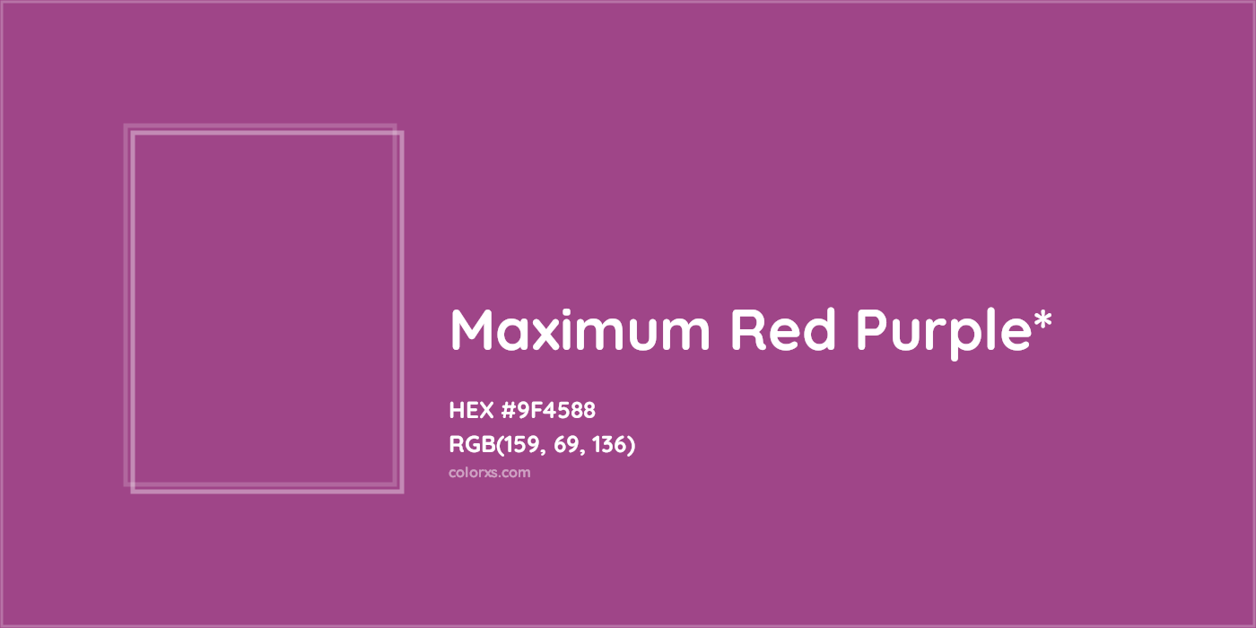 HEX #9F4588 Color Name, Color Code, Palettes, Similar Paints, Images
