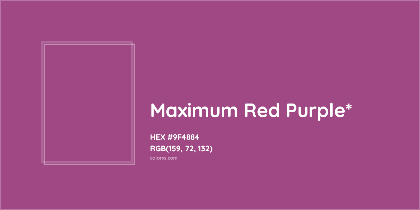 HEX #9F4884 Color Name, Color Code, Palettes, Similar Paints, Images