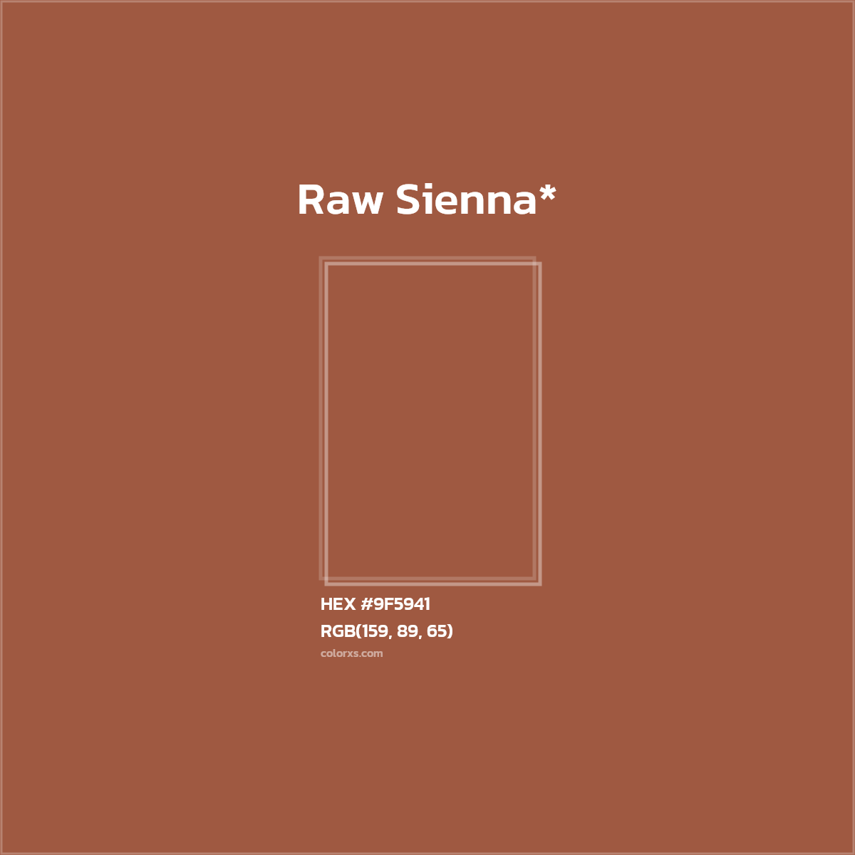 HEX #9F5941 Color Name, Color Code, Palettes, Similar Paints, Images