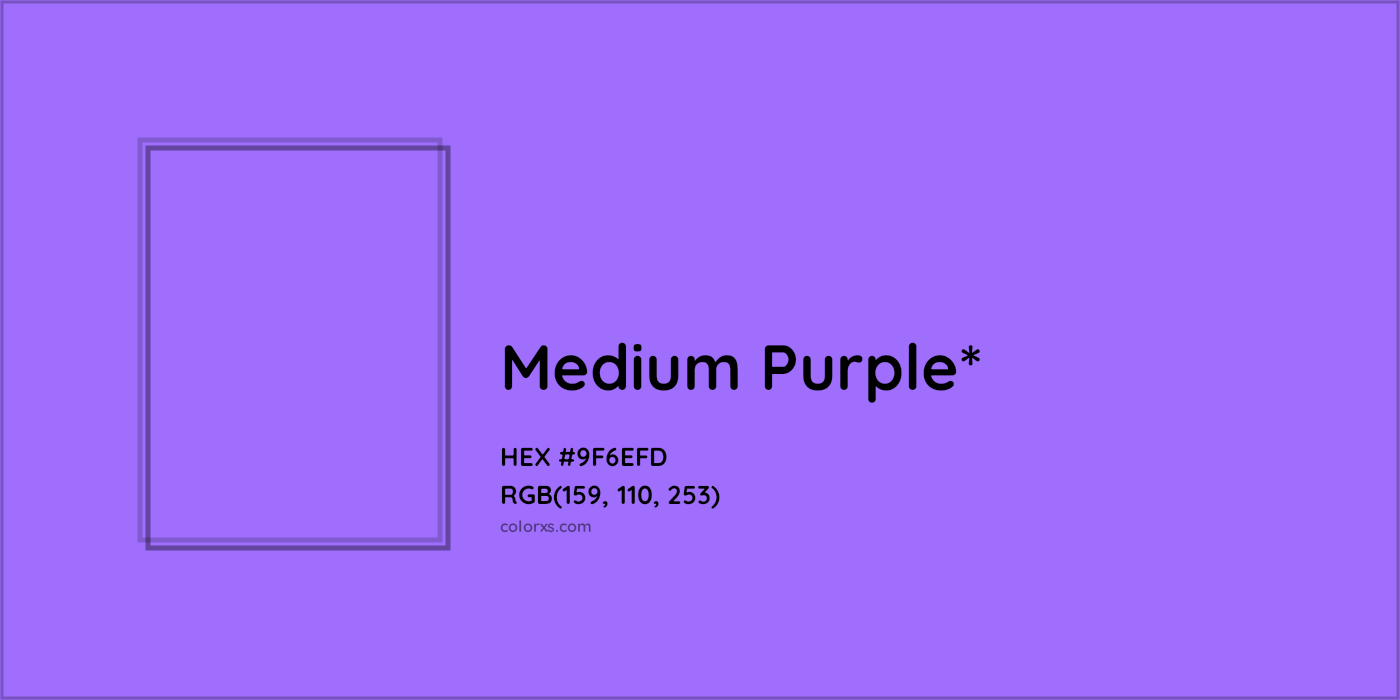 HEX #9F6EFD Color Name, Color Code, Palettes, Similar Paints, Images