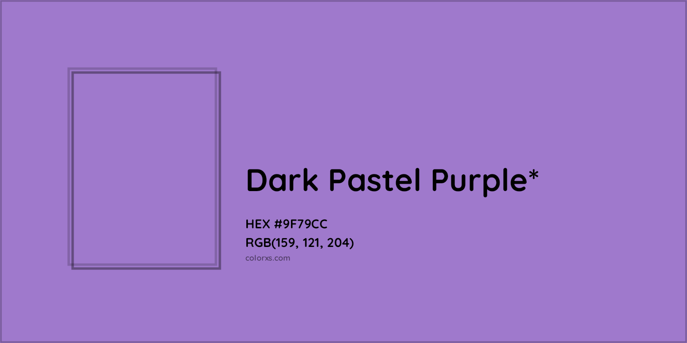 HEX #9F79CC Color Name, Color Code, Palettes, Similar Paints, Images