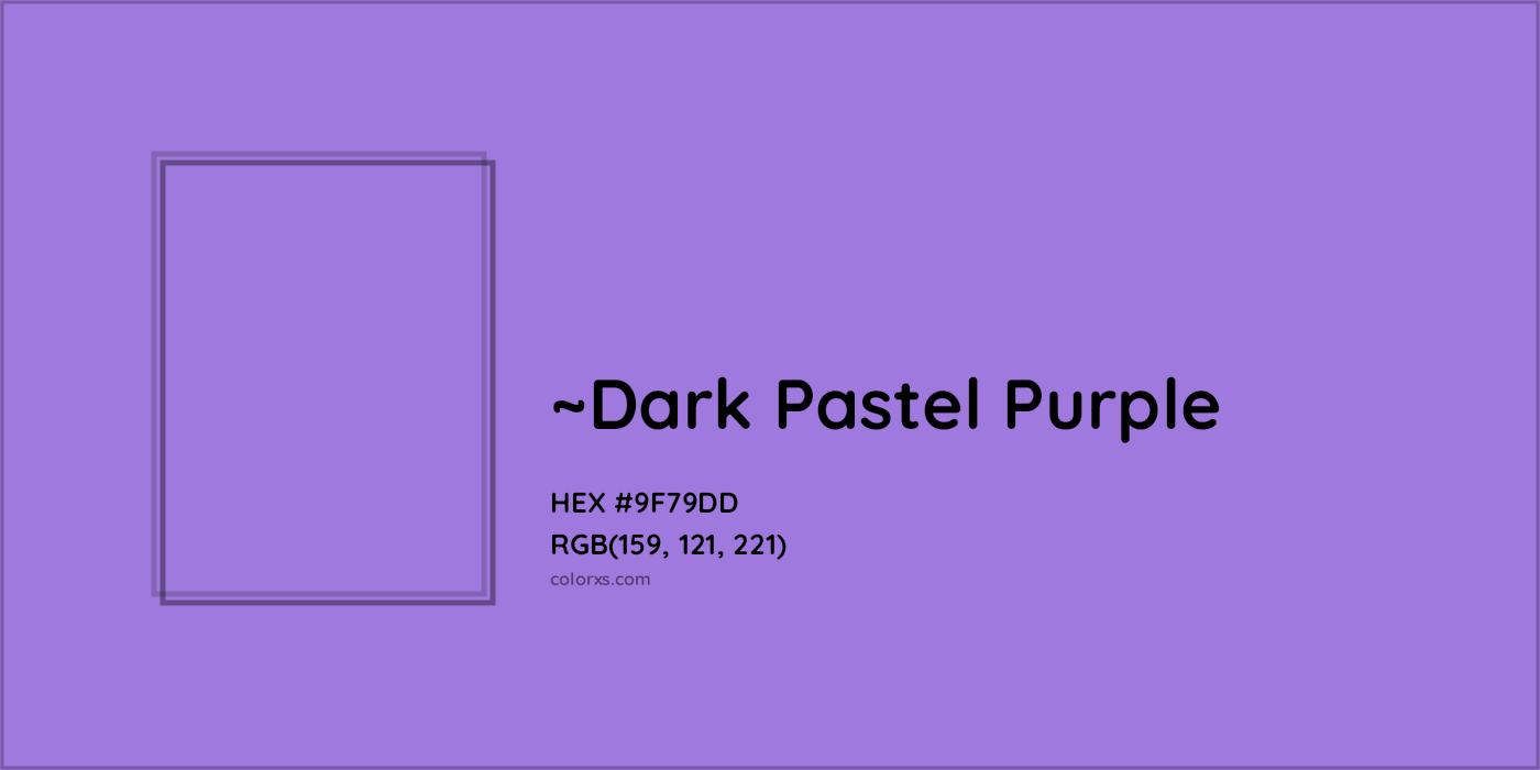 HEX #9F79DD Color Name, Color Code, Palettes, Similar Paints, Images