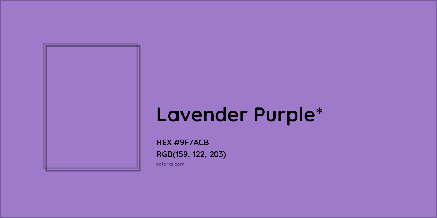 HEX #9F7ACB Color Name, Color Code, Palettes, Similar Paints, Images