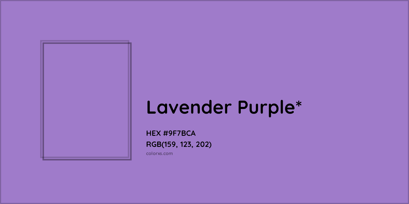 HEX #9F7BCA Color Name, Color Code, Palettes, Similar Paints, Images