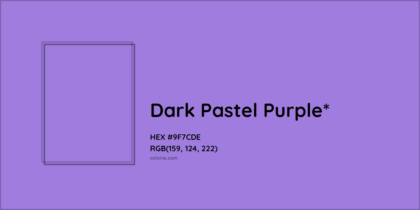 HEX #9F7CDE Color Name, Color Code, Palettes, Similar Paints, Images