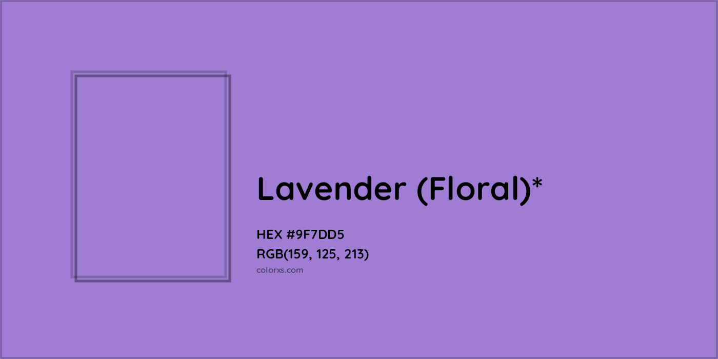 HEX #9F7DD5 Color Name, Color Code, Palettes, Similar Paints, Images