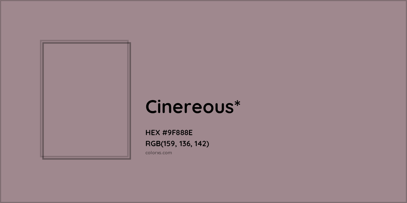 HEX #9F888E Color Name, Color Code, Palettes, Similar Paints, Images