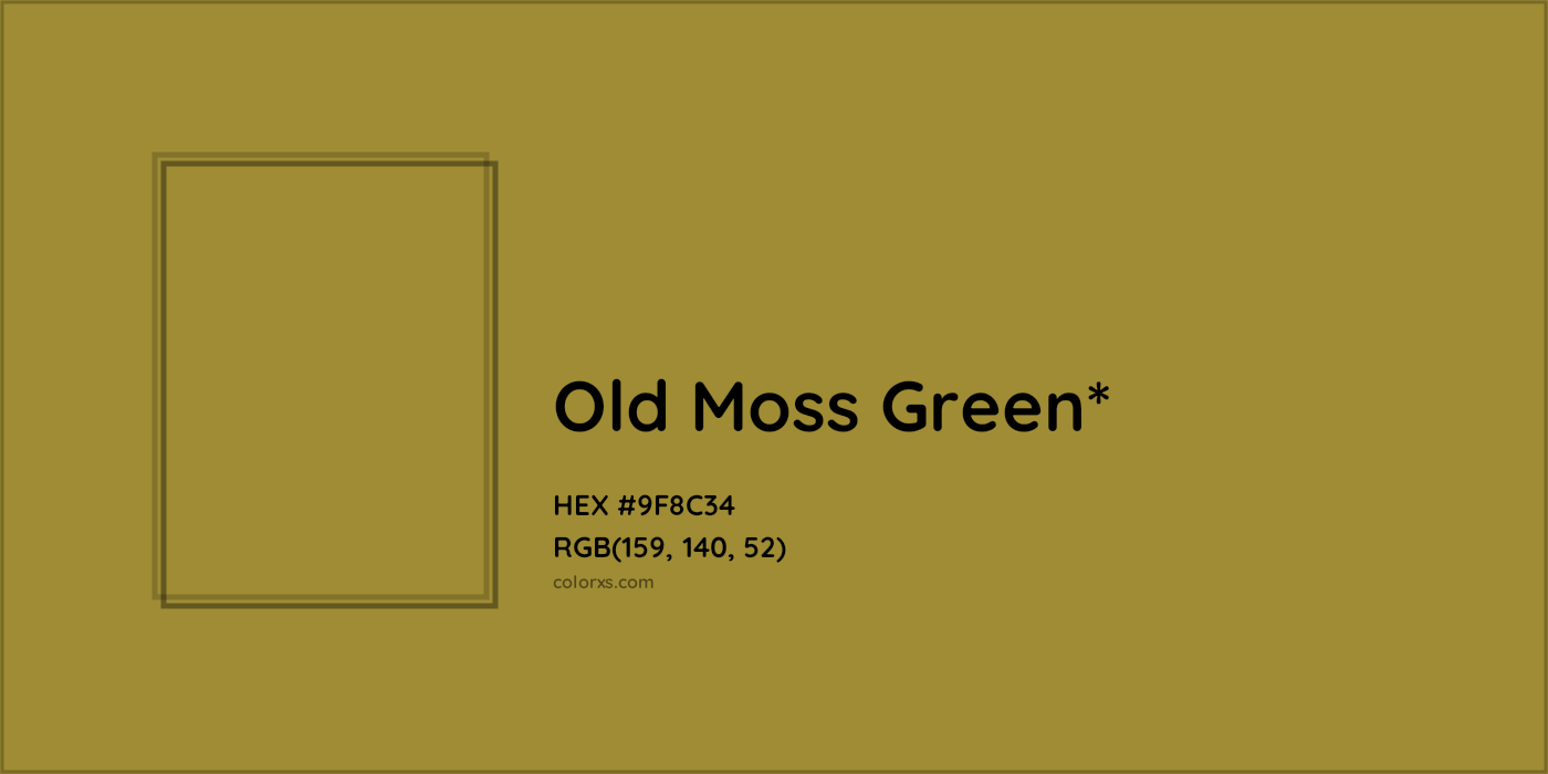 HEX #9F8C34 Color Name, Color Code, Palettes, Similar Paints, Images