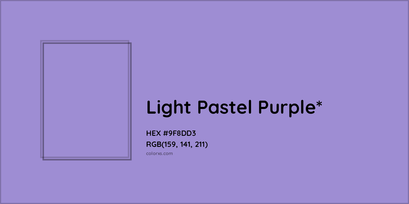 HEX #9F8DD3 Color Name, Color Code, Palettes, Similar Paints, Images
