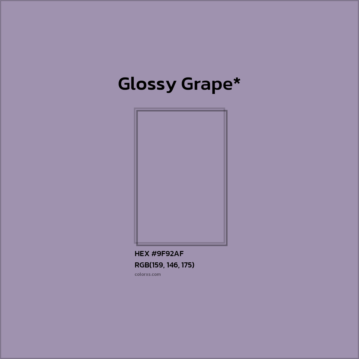 HEX #9F92AF Color Name, Color Code, Palettes, Similar Paints, Images