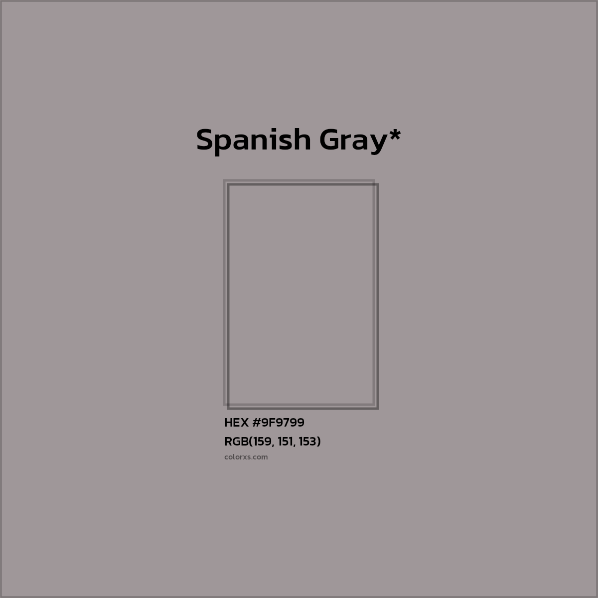 HEX #9F9799 Color Name, Color Code, Palettes, Similar Paints, Images