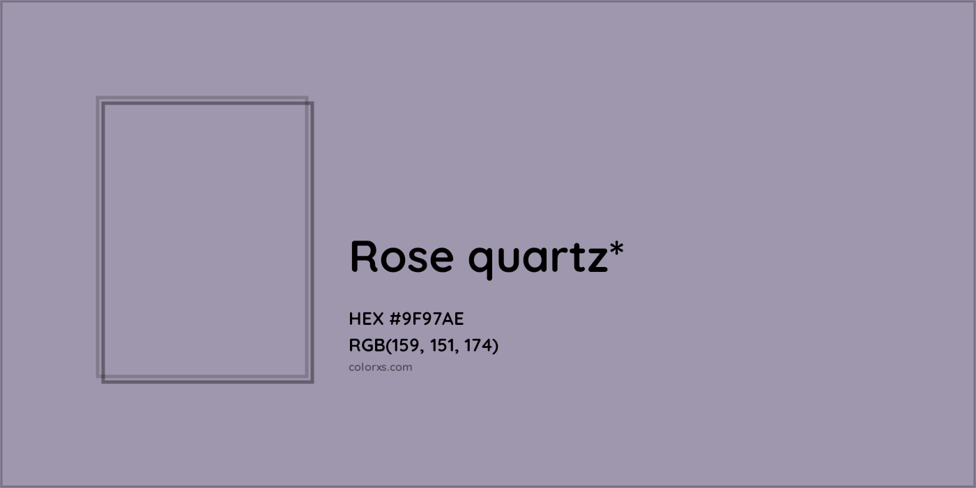 HEX #9F97AE Color Name, Color Code, Palettes, Similar Paints, Images