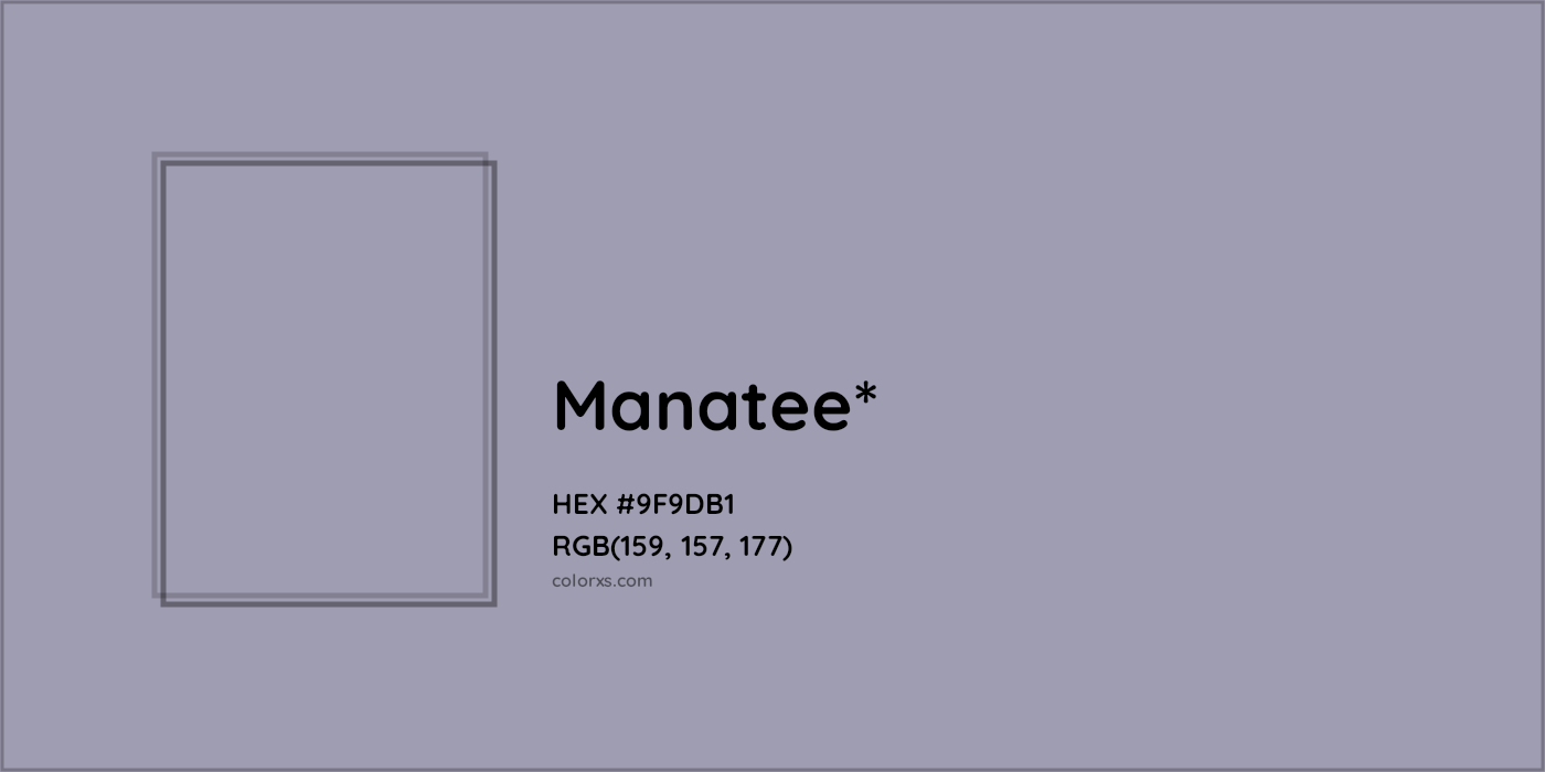 HEX #9F9DB1 Color Name, Color Code, Palettes, Similar Paints, Images
