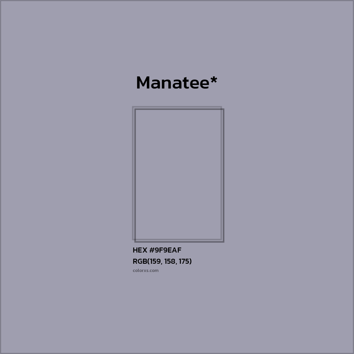 HEX #9F9EAF Color Name, Color Code, Palettes, Similar Paints, Images