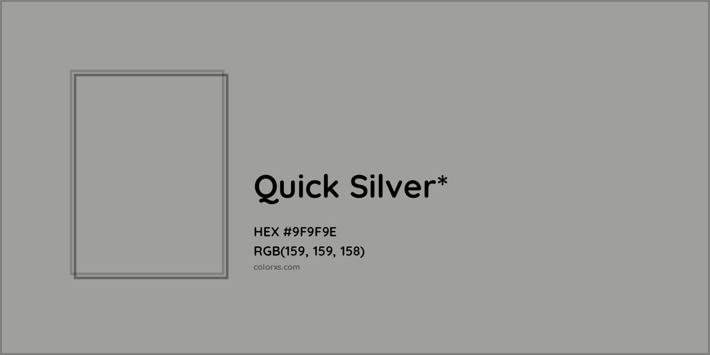 HEX #9F9F9E Color Name, Color Code, Palettes, Similar Paints, Images