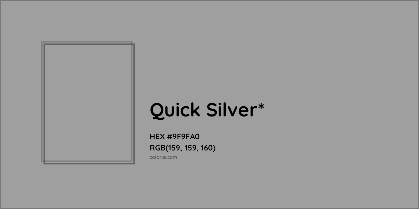 HEX #9F9FA0 Color Name, Color Code, Palettes, Similar Paints, Images
