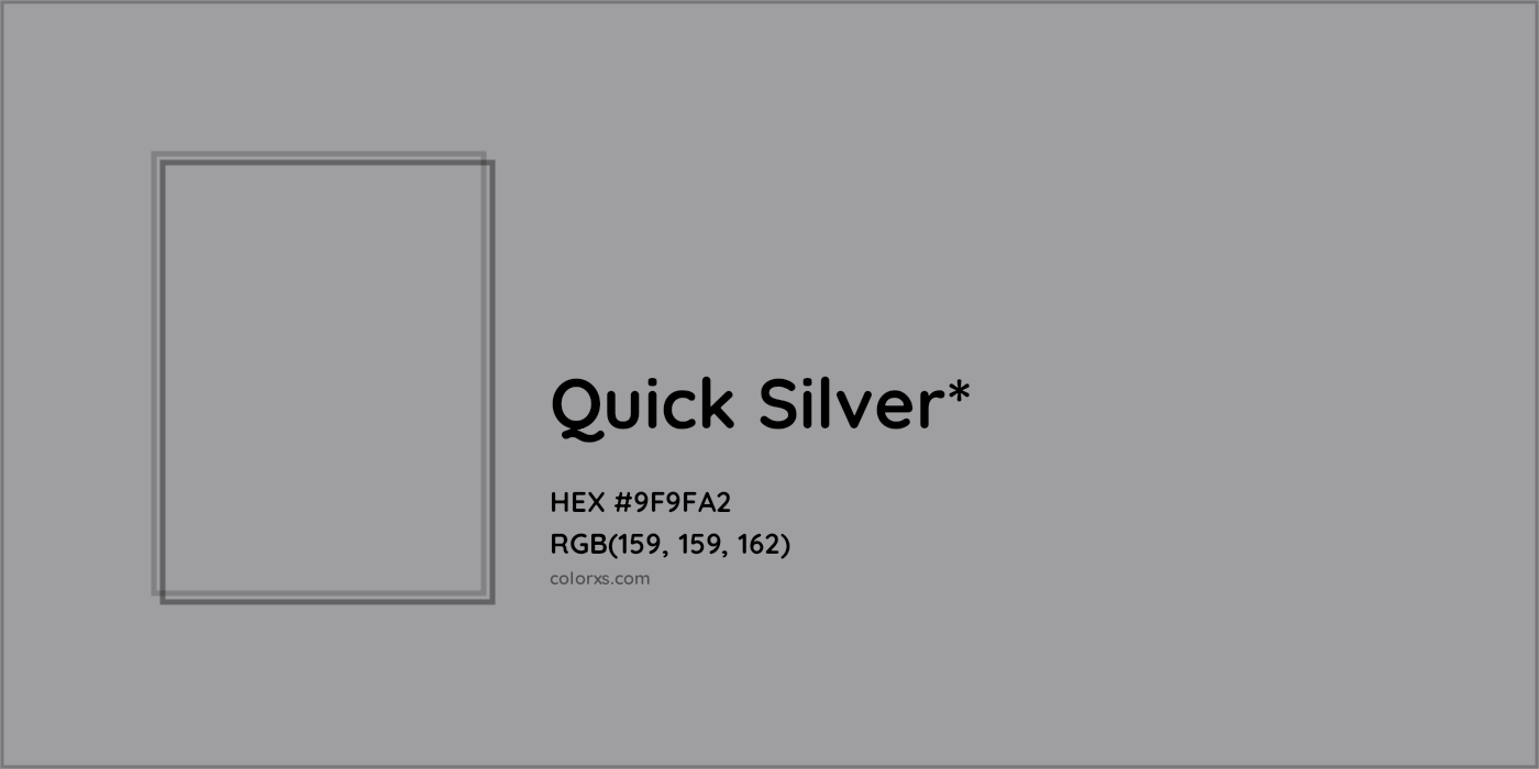 HEX #9F9FA2 Color Name, Color Code, Palettes, Similar Paints, Images